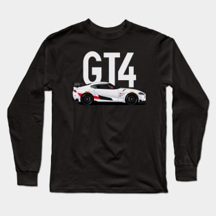 GR Supra GT4 Sport Cars Long Sleeve T-Shirt